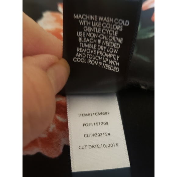 Torrid Multicolor Cold Shoulder Top Floral Plus Size 1 Blouse Casual Womens Boho - Picture 11 of 12